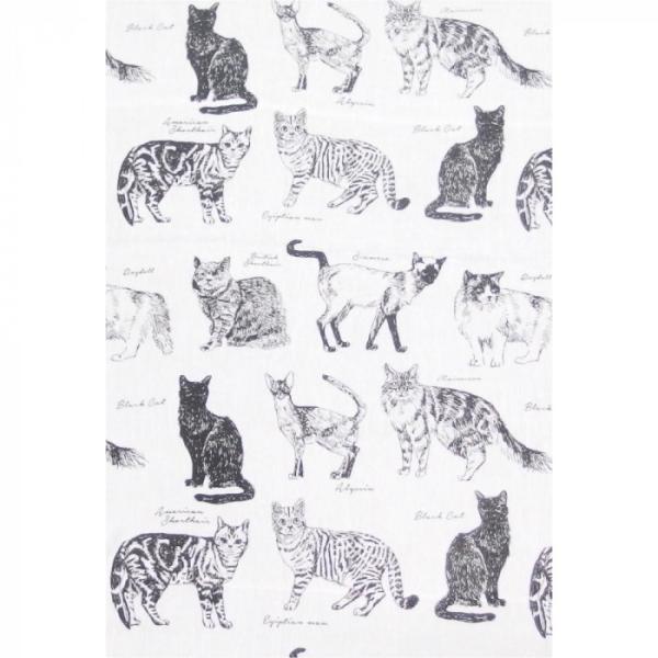 マルチカバー 綿製 150×225cm 猫柄 インテリア 布 ソファーカバー 敷物