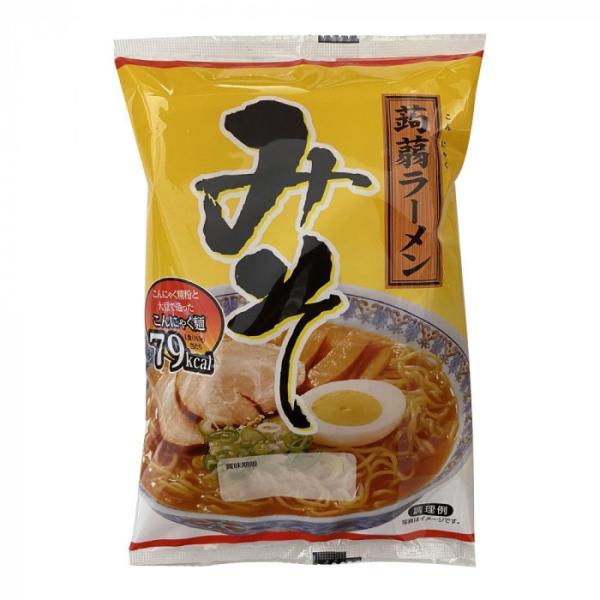 大豆とこんにゃくを原料として作った麺です。特殊な製法により水洗いだけで、こんにゃく特有の匂いが消えるため、美味しくいただけます。スープは、行列のできるラーメン屋のプロが作り上げた逸品。こんにゃくの特質上、煮くずれせず麺がのびる事もないのでし...
