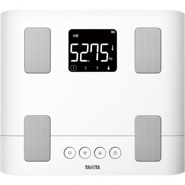 体組成計 ホワイト BC-333L 50g単位 登録5人 Bluetooth 通信 対応