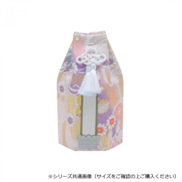 骨袋 六角形 4寸 花柄 ダリア 和風デザイン 骨壷カバー 供養 ペット用 日本