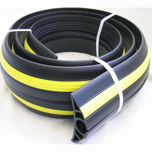 ケーブルプロテクター 屋外用 ケーブルカバー 床用 ケーブル 保護 40φ