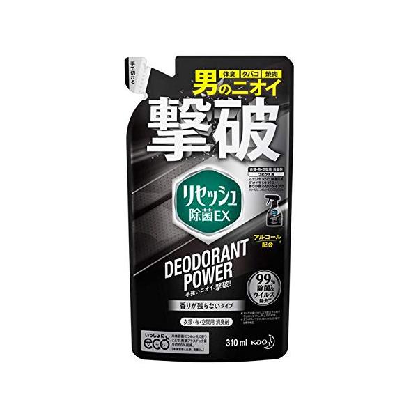 花王 リセッシュ除菌ＥＸ デオドラントパワー 香りが残らないタイプ つめかえ用 ３１０ｍｌ【３個セット】