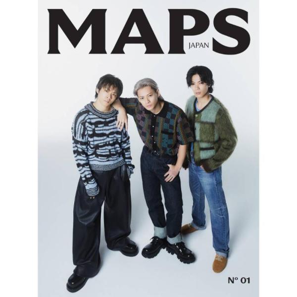 MAPS JAPAN 創刊号（日本版）表紙：Number_i 　ナンバーアイ 　　発売予定　