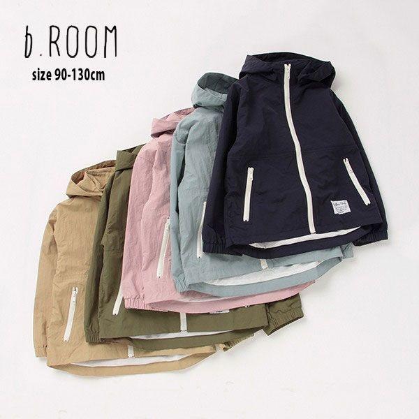 ビールーム 裏メッシュ 無地 マウンテンパーカー ウィンドブレーカー 子供 キッズ 90 130cm Sp21 06 Pockybear 通販 Yahoo ショッピング