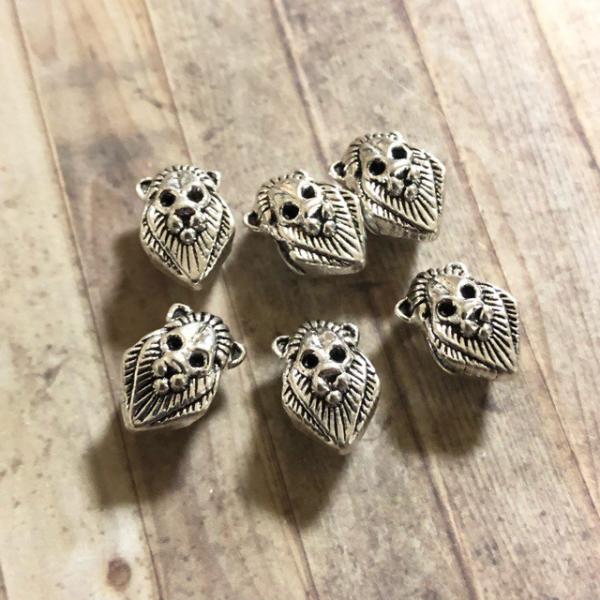 ���C�I�� �A�N�Z���g �p�[�c 13.5mm×8.5mm 6�� �V���o�[