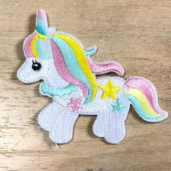 1枚 ゆめかわ ユニコーン ワッペン : Guild by PoD 手芸パーツ