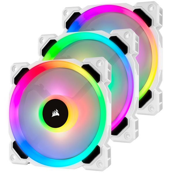 RZA() CO-9050092-WW PCP[Xt@ LL120 RGB White 3Fan Pack with Lighting Node PRO