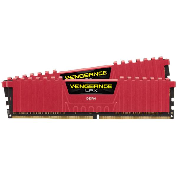 RZA() CMK8GX4M2A2666C16R VENGEANCE LPX Red PC4-21300 DDR4-2666 8GB(2x4GB) For Desktop