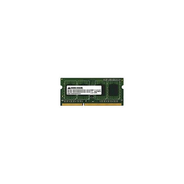 GREEN HOUSE GH-DNT1600-8GB m[gp PC3-12800 204pin DDR3 SDRAM SO-DIMM 8GBi4Gbitj