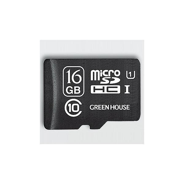 GREEN HOUSE GH-SDM-AEUA16G f[^T[rXt microSDHCJ[h UHS-I NX10 16GB