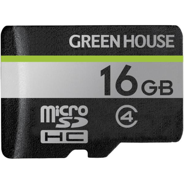 GREEN HOUSE GH-SDM-D16G microSDHCJ[h NX4 16GB