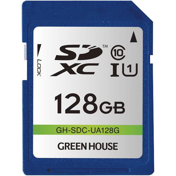 GREEN HOUSE GH-SDC-UA128G SDXCJ[h UHS-I U1 NX10 128GB