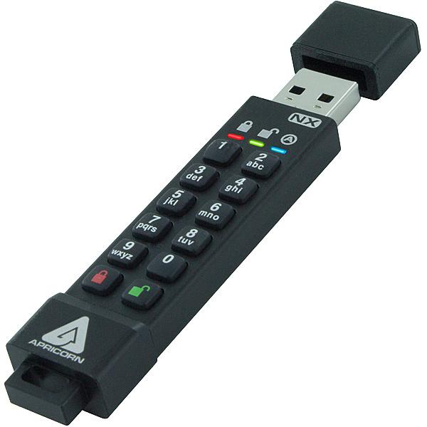 Apricorn ASK3-NX-64GB Aegis Secure Key 3NX - USB3.0 Flash Drive 64GB