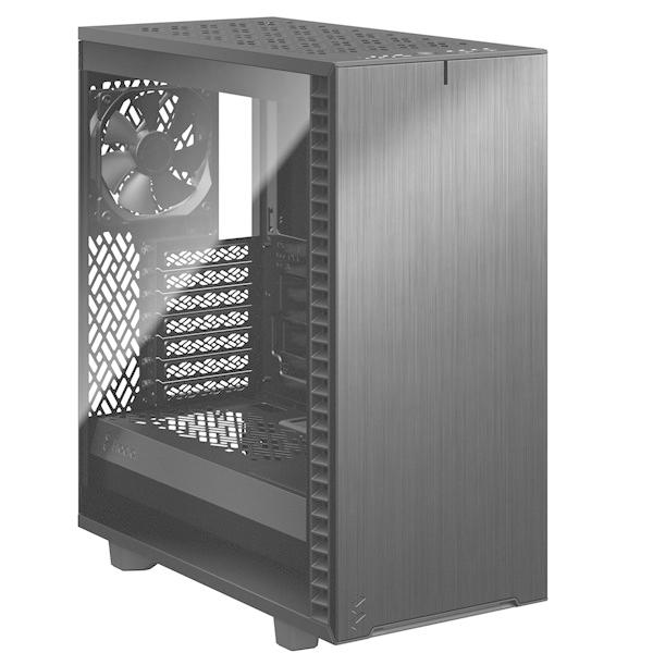 Fractal Design FD-C-DEF7C-03 ~h^[^PCP[X Define 7 Compact Black TG Light Tint