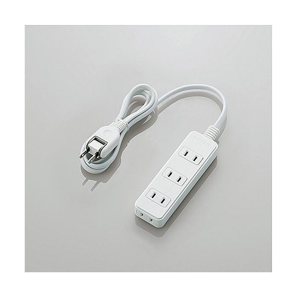 ELECOM T-S02N-2410WH �X�C���O�v���O�^�b�v/ 4��/ 1m/ �z���C�g