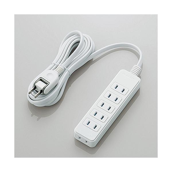 ELECOM T-ST02N-2630WH �V���b�^�[�^�b�v/ 6��/ 3m/ �z���C�g