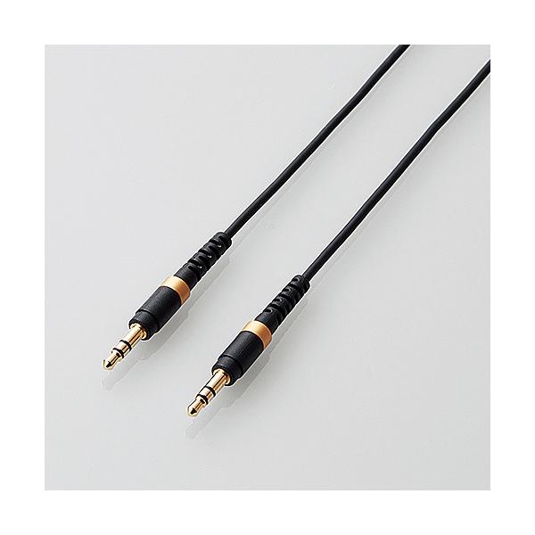 ELECOM AX-35MS10BK AUXP[u/ 3.5IX-3.5IX/ ϋv/ X/ 1.0m/ ubN