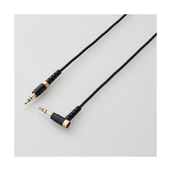 ELECOM AX-35MSL10BK AUXP[u/ 3.5IX-3.5IX(L)/ ϋv/ X/ 1.0m/ ubN