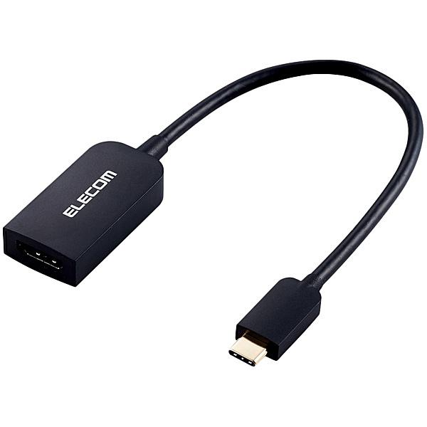 ELECOM MPA-CHDMIABK USB Type-CfϊA_v^/ USB Type-C to HDMI/ ubN