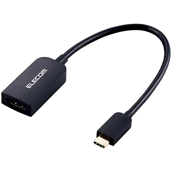 ELECOM AD-CHDMIBK2 USB Type-CfϊA_v^/ USB Type-C to HDMI/ 30Hz/ ubN