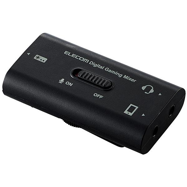 ELECOM HSAD-GM30MBK Q[USBfW^~LT[/ PS4/ SwitchΉ/ ubN