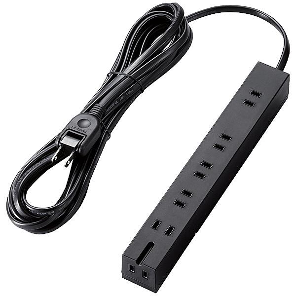 ELECOM T-KF01-2650BK ��]�@�\�^�b�v/ 6��(��3�s��1)/ 5m/ �u���b�N