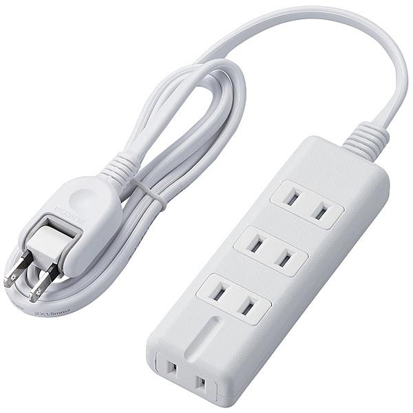 ELECOM T-KM01-2410WH ���΃^�b�v/ 4��(��3�s��1)/ 1m/ �z���C�g