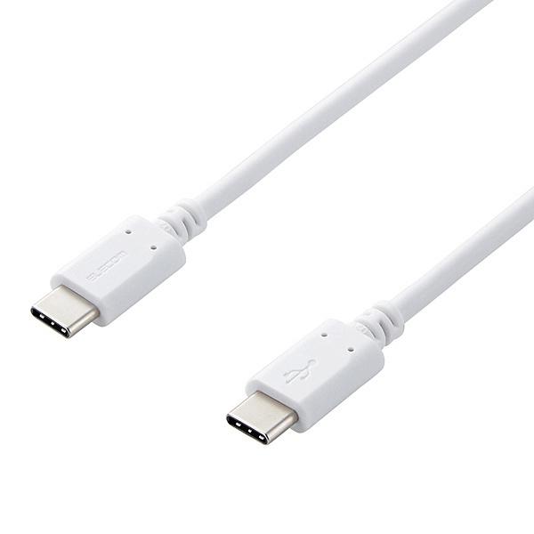 ELECOM MPA-CC20PNWH X}zE^ubgpUSBP[u/ USB(C-C)/ X^_[h/ USB Power DeliveryΉ/ Fc