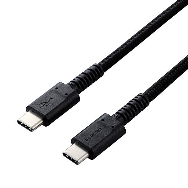 ELECOM MPA-CCS20PNBK X}zE^ubgpUSBP[u/ USB(C-C)/ ϋv/ USB Power DeliveryΉ/ Fؕic