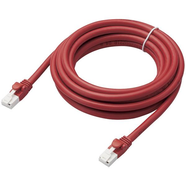 ELECOM LD-GPAT/RD3/RS LANP[u/ CAT6AΉ/ EU RoHSwߏ/ ܐ܂h~/ ȈՃpbP[Wdl/ 3m/ / c
