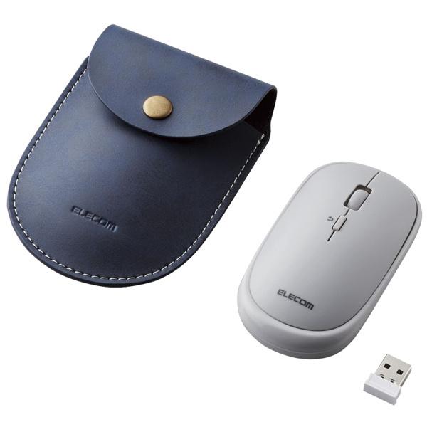 ELECOM M-TM10DBGY BlueLED�}�E�X/ ���^/ ����/ 4�{�^��/ �|�[�`�t/ �O���[