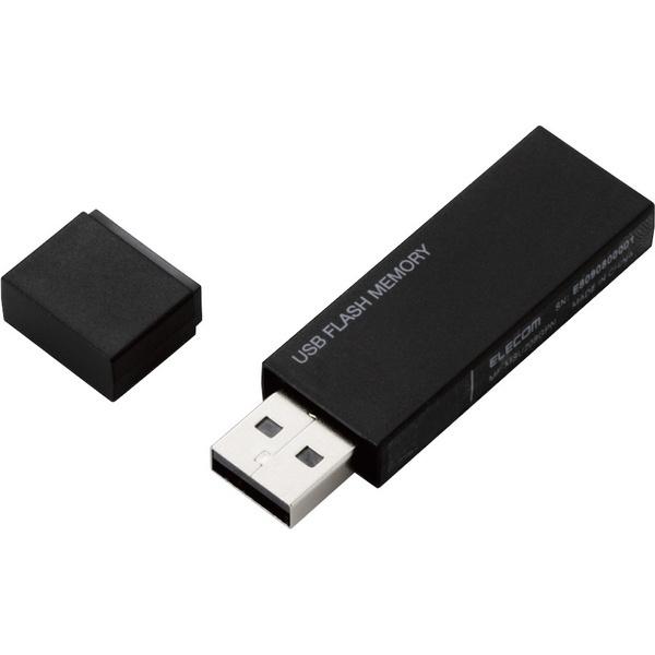 ELECOM MF-MSU2B64GBK USB[/ USB2.0Ή/ ZLeB@\Ή/ 64GB/ ubN