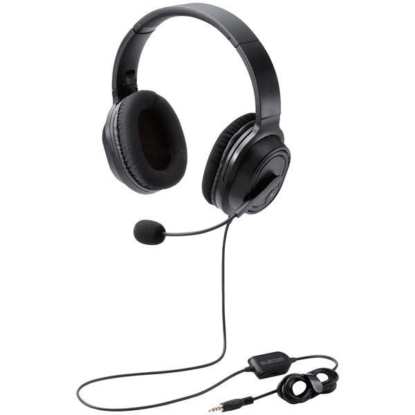 ELECOM HS-HP30TBK I[o[wbh^CvwbhZbg/ / 4/ ϊP[ut/ 40mmhCo/ ubN