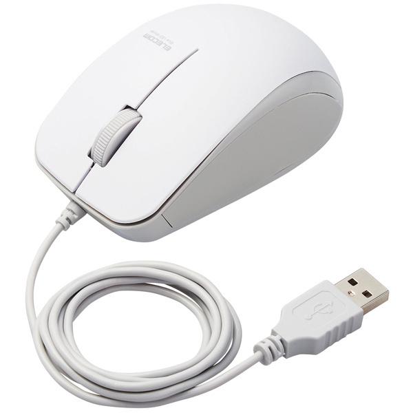 ELECOM M-BL27UBSKWH BlueLED�}�E�X/ �L��/ 3�{�^��/ �T�C�h���o�[/ �É�/ �R��/ �z���C�g