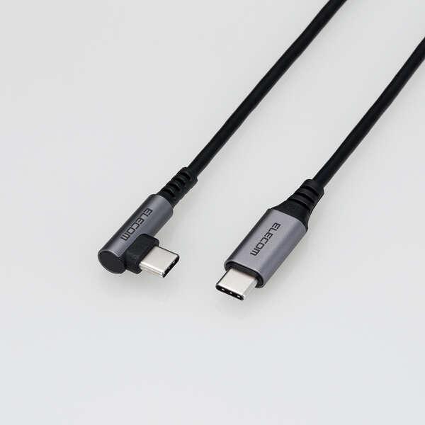 ELECOM MPA-CCL12NBK USB Type-CP[u/ X}zp/ USB(C-C)/ USB Power DeliveryΉ/ Fؕi/ LRlN^/ RہEc