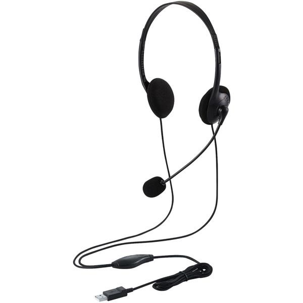 ELECOM HS-HP22UCBK LwbhZbg/ I[o[wbh^/ }CNA[t/ USB-A/ USB Type-CϊP[c