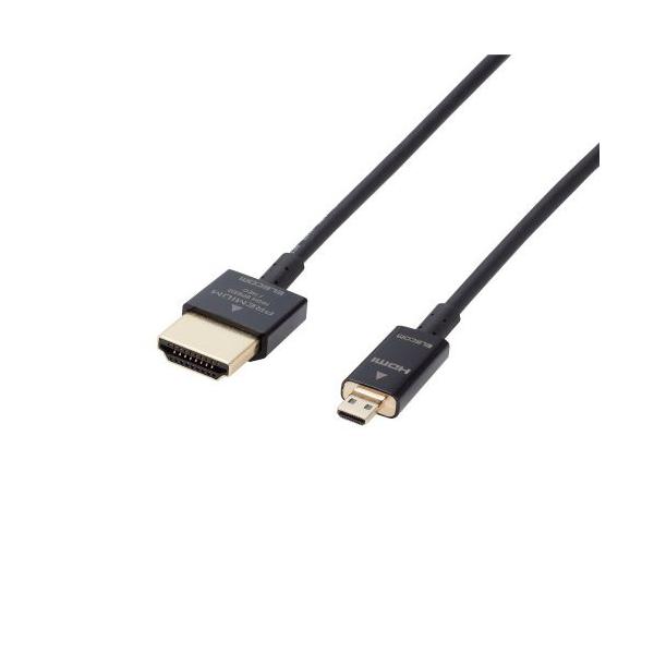 ELECOM DH-HDP14SSU10BK HDMIP[u/ Premium/ X[p[X/ micro/ 1.0m/ ubN