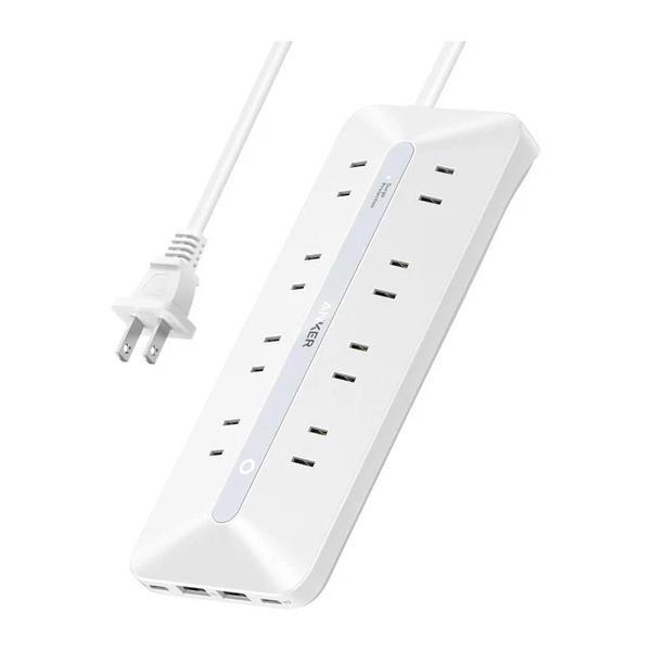 Anker 電源タップ USB Power Strip (12-in-1， 35W) ホワイト  ■▼693-2244 A91F4521  20台