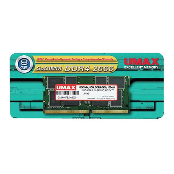 UMAX UM-SODDR4S-2666-8G m[gPCp[ SO-DIMM DDR4-2666 8GB 1g