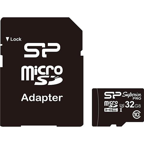 VRp[ SP032GBSTHDU3V10SP  (UHS-1Ή) microSDHCJ[h 32GB Class10 UHS Class3 Ǎ90MB/ s 80Mc