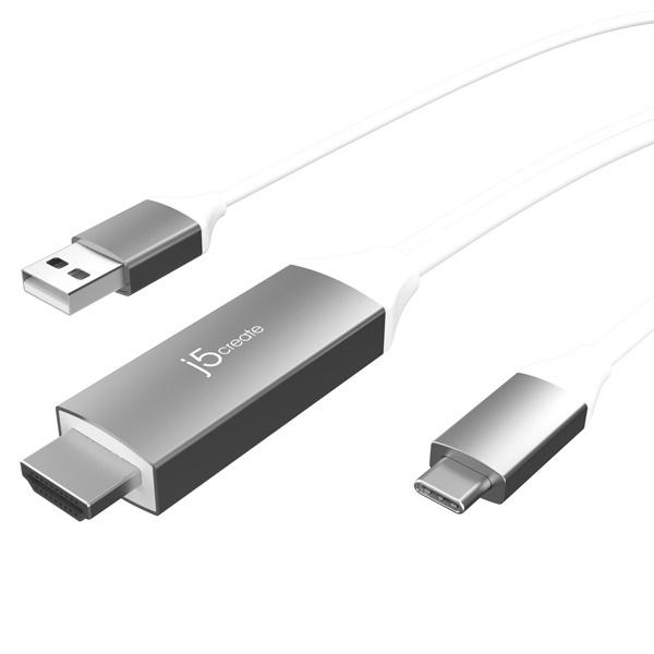Kaijet (j5 create) JCC154G USB-C to 4K60 HDMIType-AdϊP[u