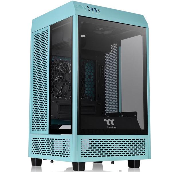 Thermaltake CA-1R3-00SBWN-00 ~j^[^PCP[X The Tower 100 -Turquoise-