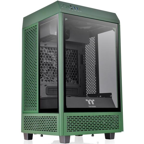 Thermaltake CA-1R3-00SCWN-00 ~j^[^PCP[X The Tower 100 -Racing Green-