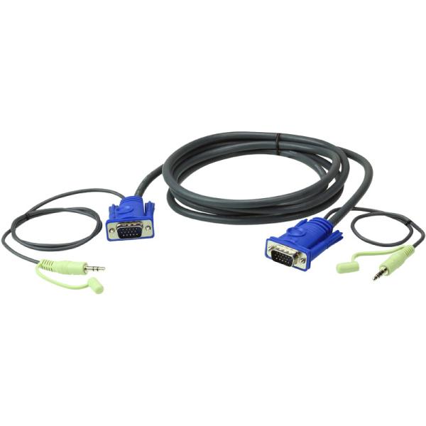 ATEN 2L-2515A 15M VGAIX-IX P[u 3.5mm XeII[fBIvOt