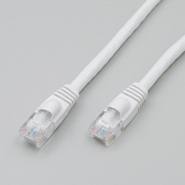 ELPA LAN-A601(W) LANケーブル CAT6a 1m ホワイト