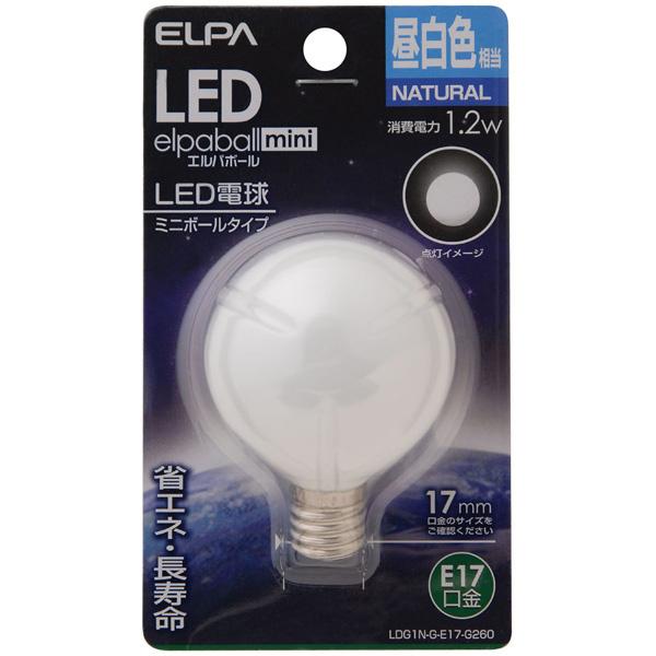 ELPA LDG1N-G-E17-G260 LED�d�� G50�` E17