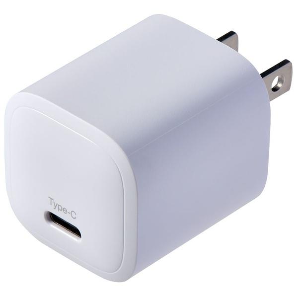ELPA UC-C12B(W) コンパクトUSB充電器 PD20W ホワイト