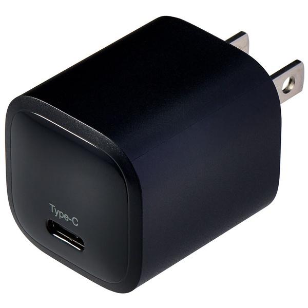 ELPA UC-C12B(BK) コンパクトUSB充電器 PD20W ブラック