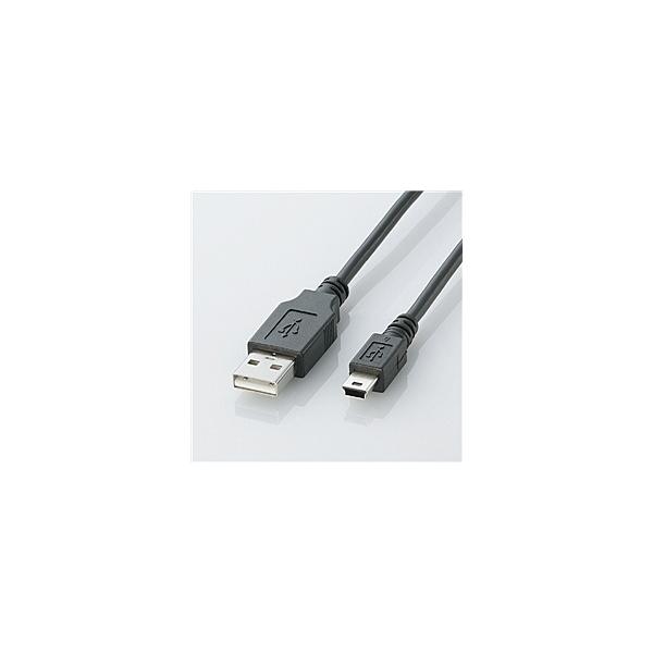 ELECOM U2C-M15BK USB2.0�P�[�u�� A-miniB�^�C�v/ 1.5m(�u���b�N)