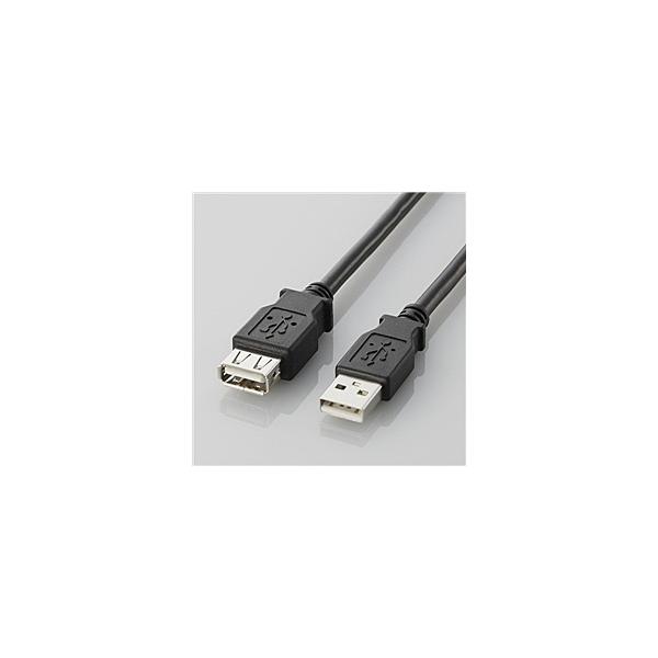 ELECOM U2C-E20BK USB2.0 P[u A^Cv/ 2.0m(ubN)